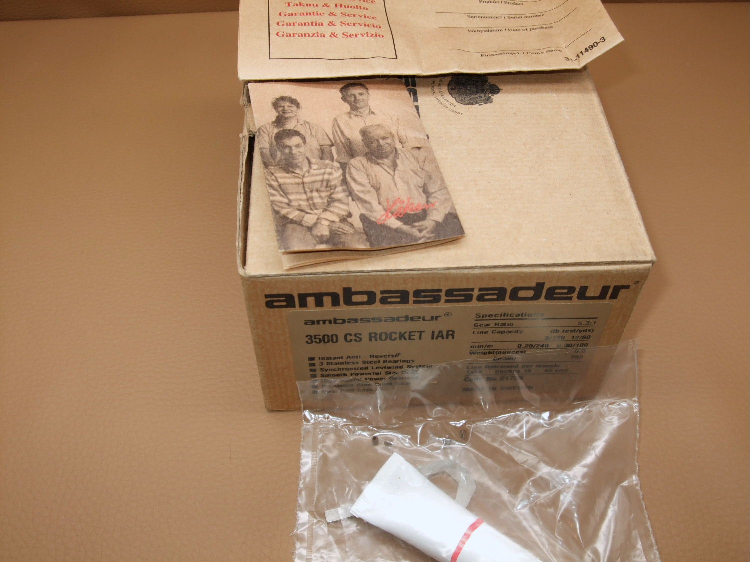 Abu Garcia Ambassadeur 3500 CS Rocket IAR Unused And Boxed - Classic  Vintage Fishing Tackle